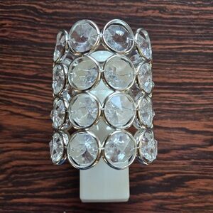 Bed Bath & Beyond Gold and Crystal Candle Holder